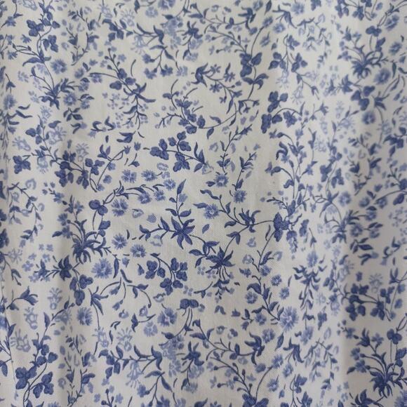 Reformation Margeaux Dress Women 4 Blue Floral Johanna Mini Button Front Cottage - Picture 11 of 13